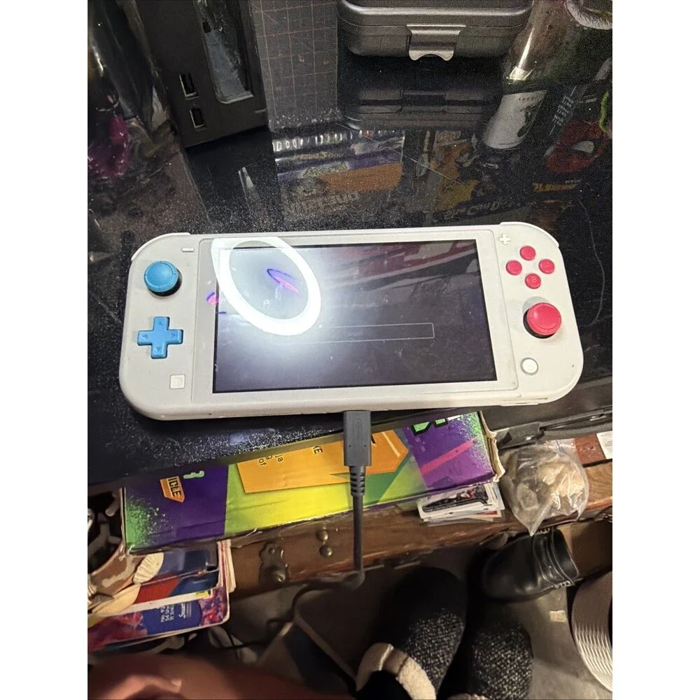 Nintendo Switch Lite Zacian Zamazenta Pokemon Edition Console OEM Charger